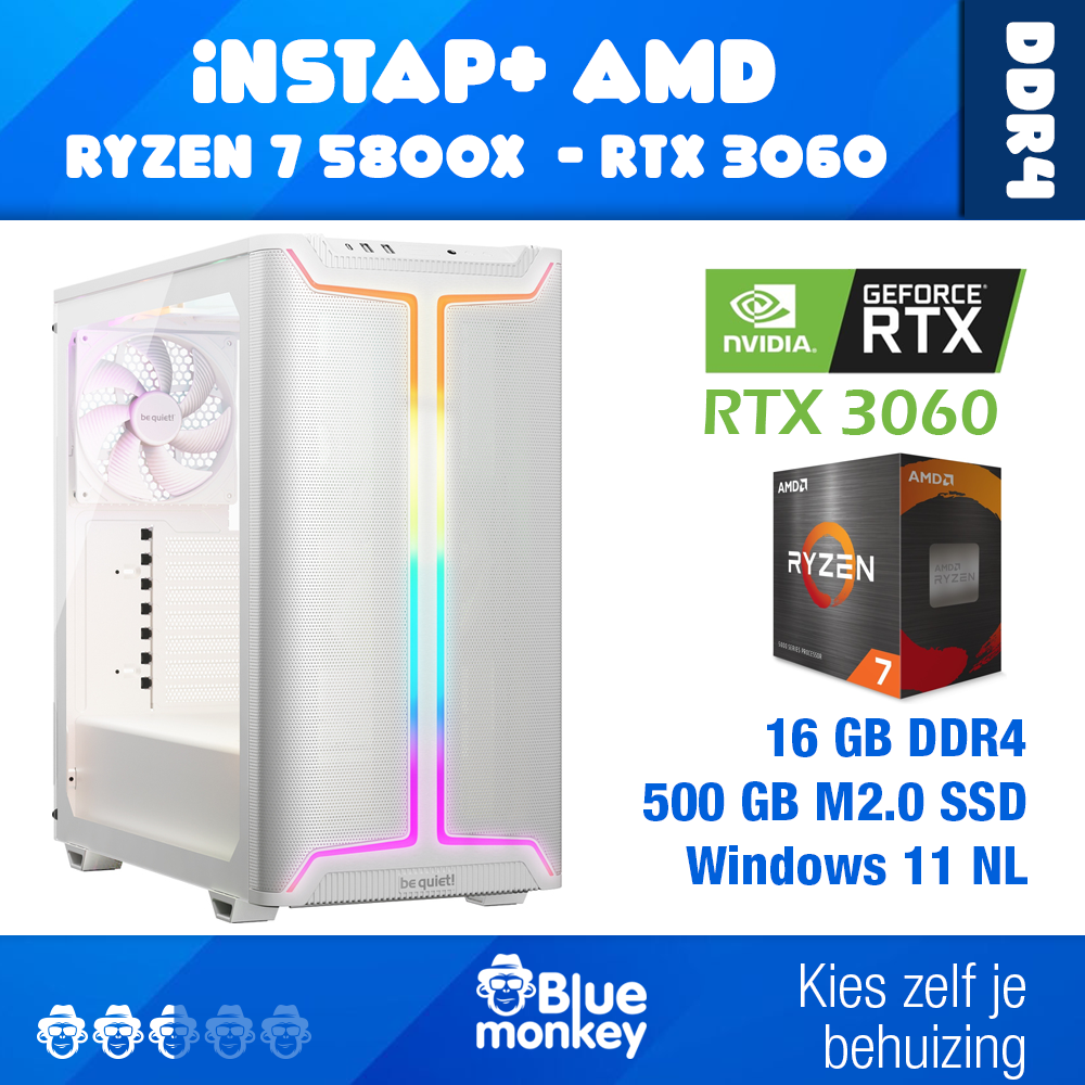 Refurbished PC Ryzen 7 5800x – RTX 3060 12 GB – 16gb – 500GB