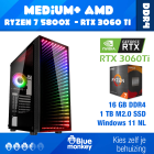 Refurbished PC Ryzen 7 5800x – RTX 3060Ti – 16gb DDR4– 1TB