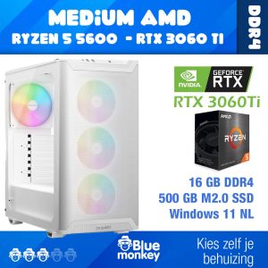 Refurbished PC Ryzen 5 5600 – RTX 3060Ti – 16gb DDR4– 500GB